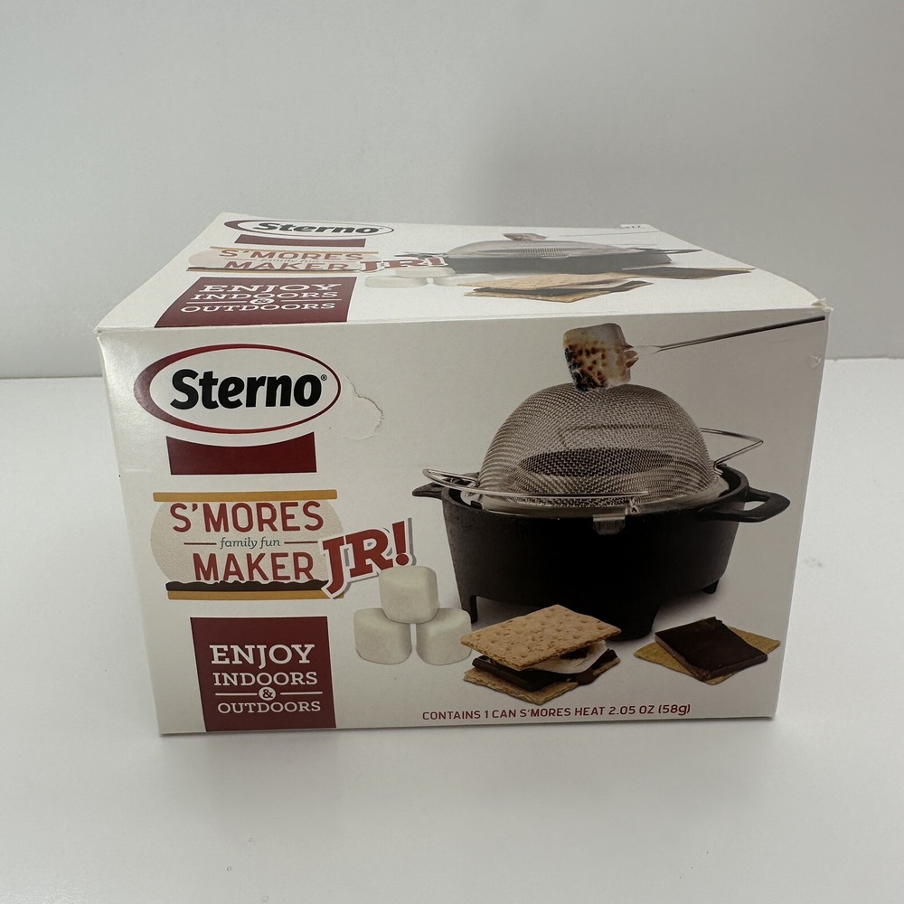 New Sterno Smores Maker Jr ‎ Enjoy Indoors and Outdoors